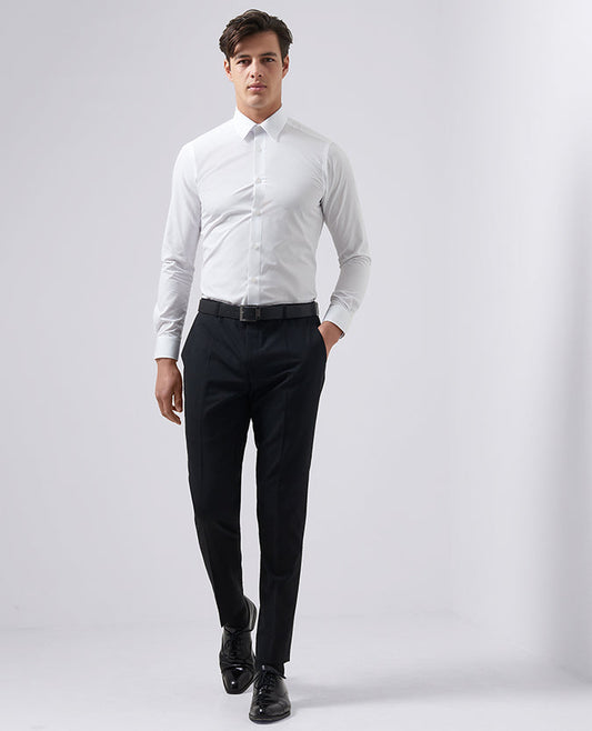 All Seasons Lycra Stretch Formal Trouser For Men